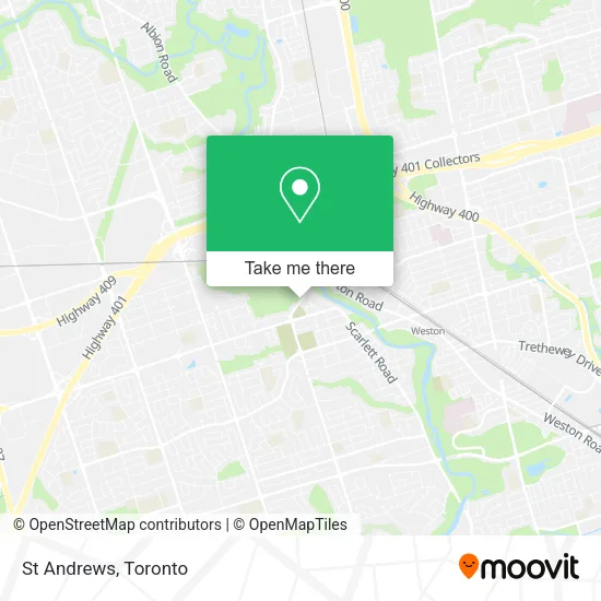 St Andrews map