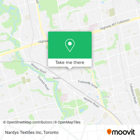 Nardys Textiles Inc map