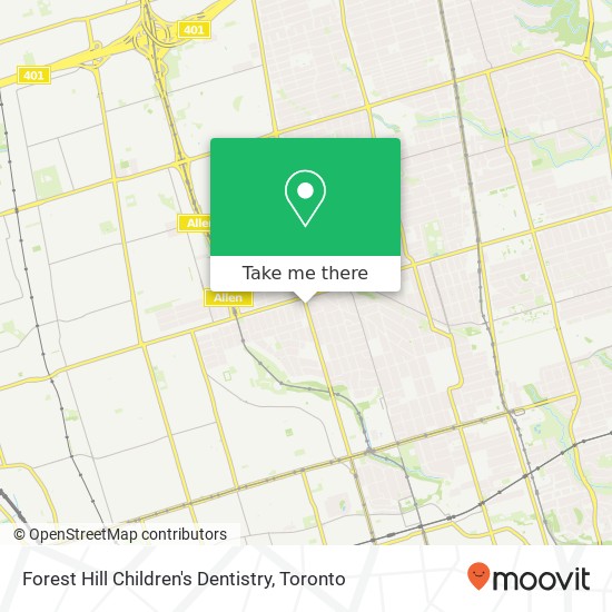 Forest Hill Children's Dentistry map