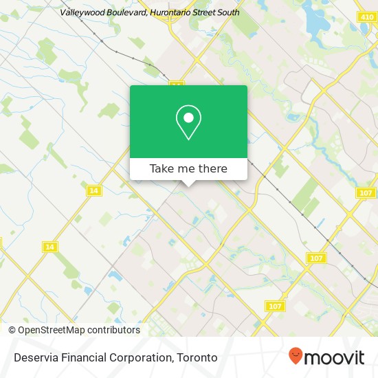 Deservia Financial Corporation map