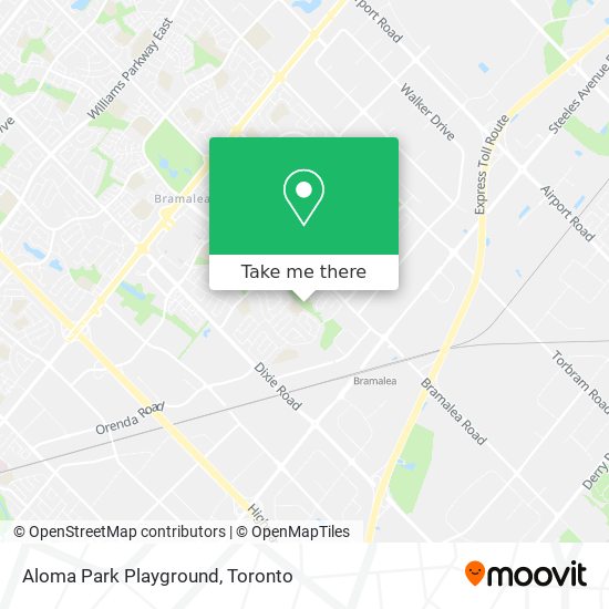 Aloma Park Playground map