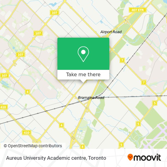 Aureus University Academic centre map