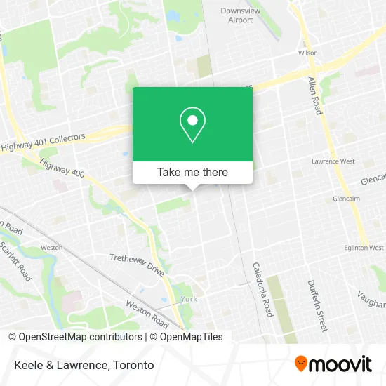 Keele & Lawrence map