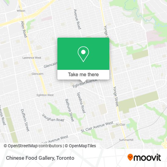 Chinese Food Gallery map
