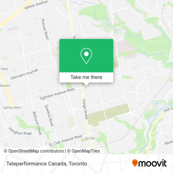 Teleperformance Canada map