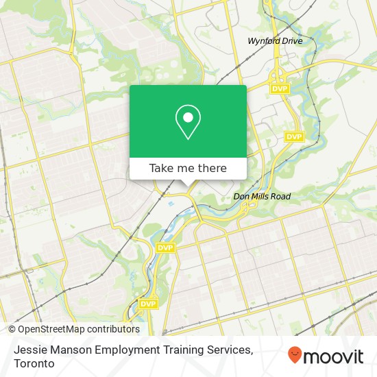 Jessie Manson Employment Training Services map