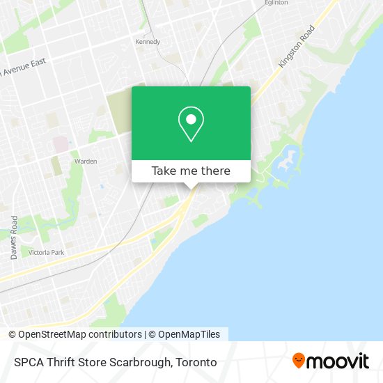 SPCA Thrift Store Scarbrough plan