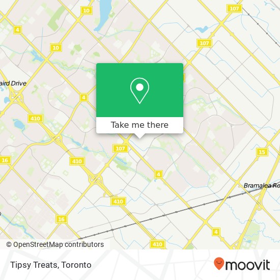 Tipsy Treats map