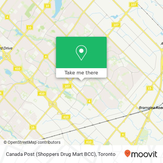 Canada Post (Shoppers Drug Mart BCC) map