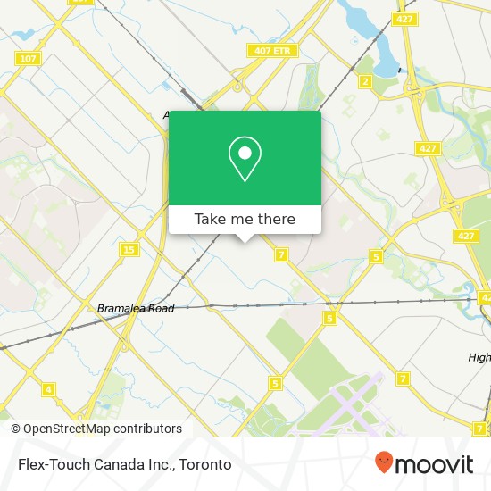 Flex-Touch Canada Inc. map