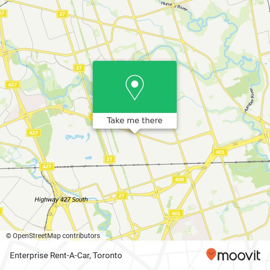 Enterprise Rent-A-Car map