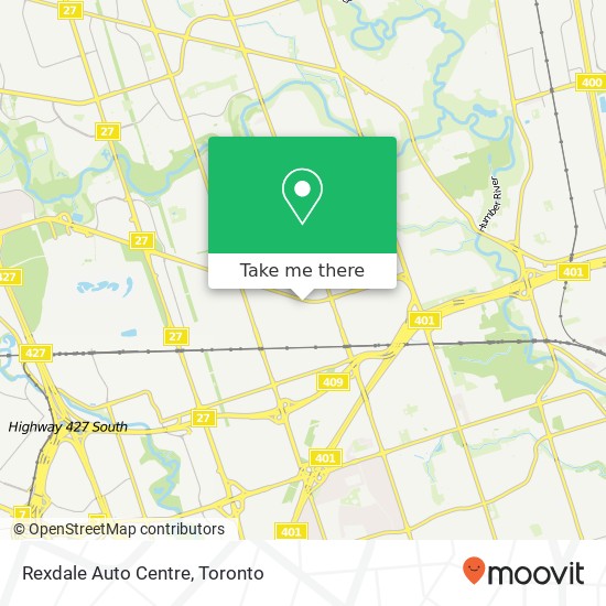 Rexdale Auto Centre map