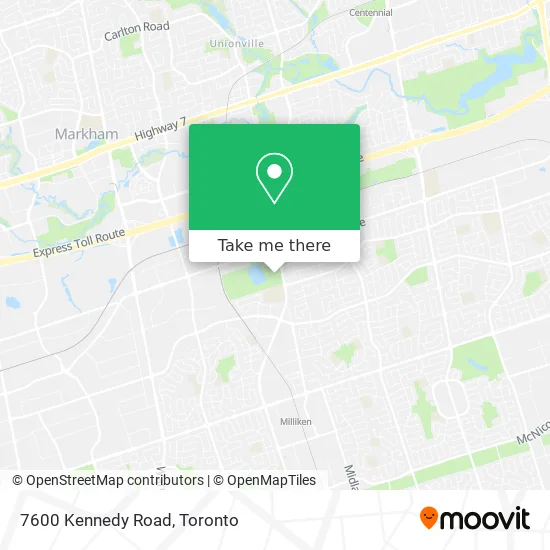 7600 Kennedy Road map