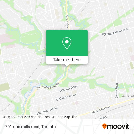 701 don mills road map