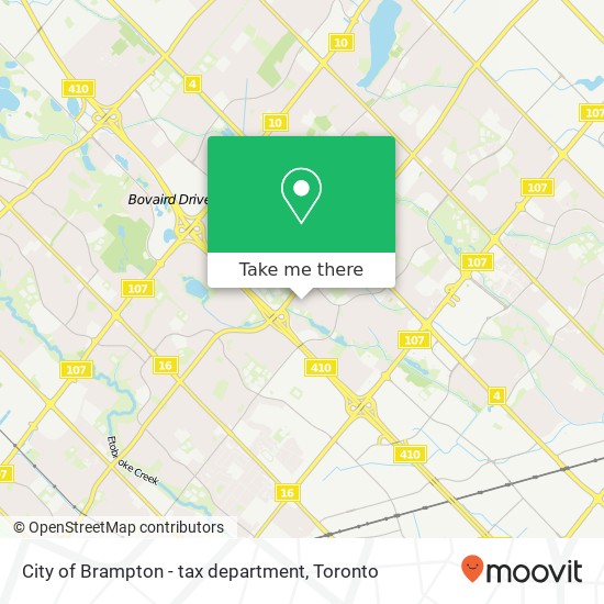 City of Brampton - tax department plan