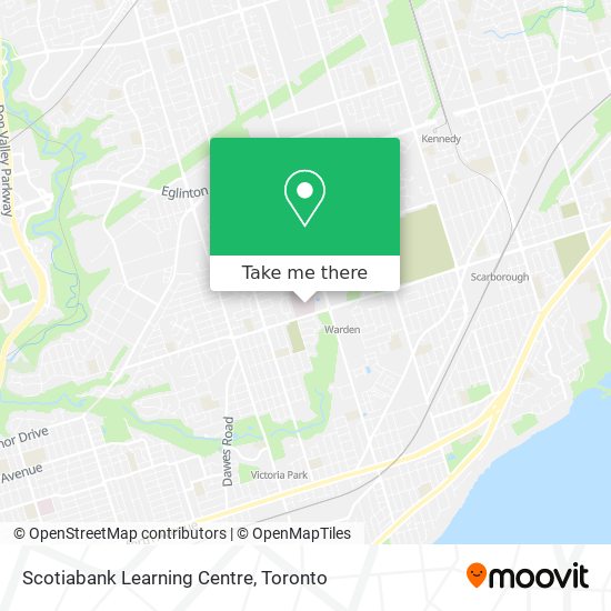 Scotiabank Learning Centre map