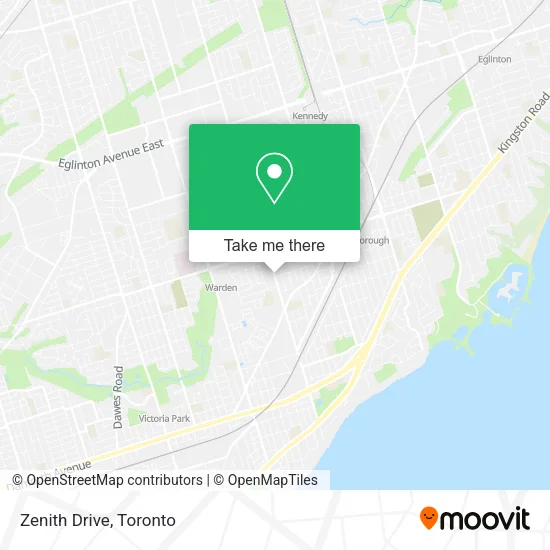 Zenith Drive map