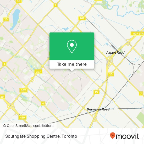 Southgate Shopping Centre map