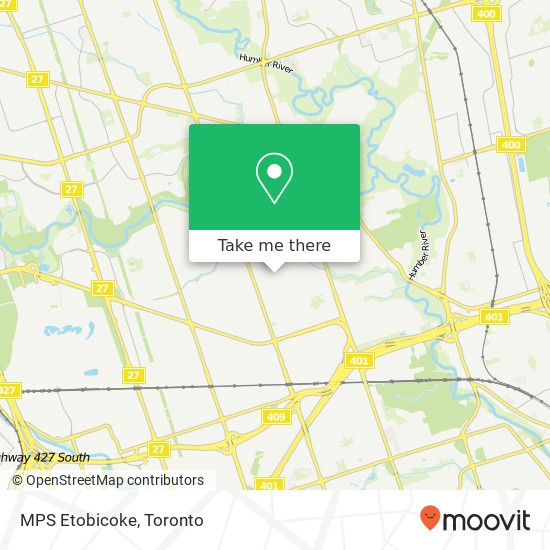 MPS Etobicoke map