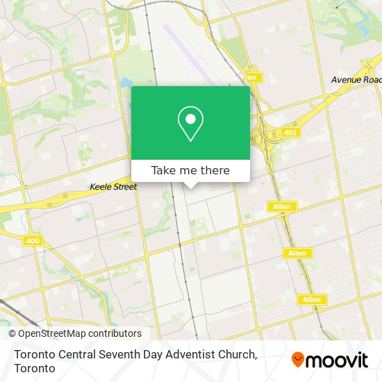 Toronto Central Seventh Day Adventist Church plan