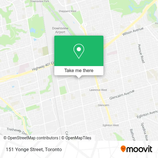 151 Yonge Street map