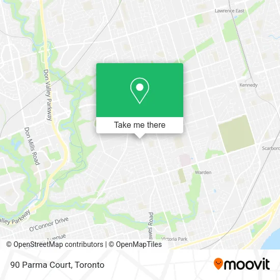 90 Parma Court map