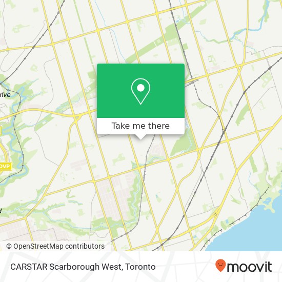 CARSTAR Scarborough West map