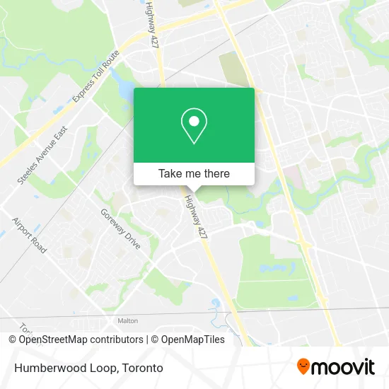 Humberwood Loop map