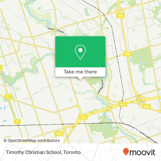 Timothy Christian School map