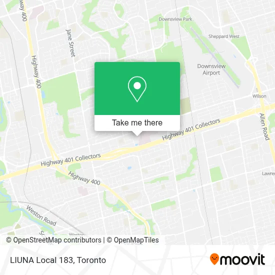 LIUNA Local 183 map