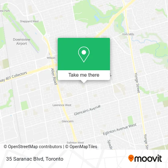 35 Saranac Blvd map