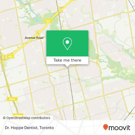 Dr. Hoppe Dentist map