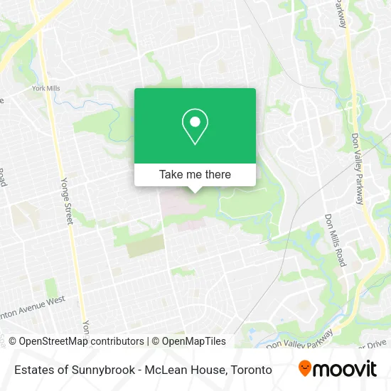 Estates of Sunnybrook - McLean House map