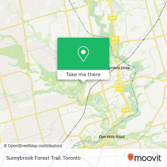 Sunnybrook Forest Trail plan