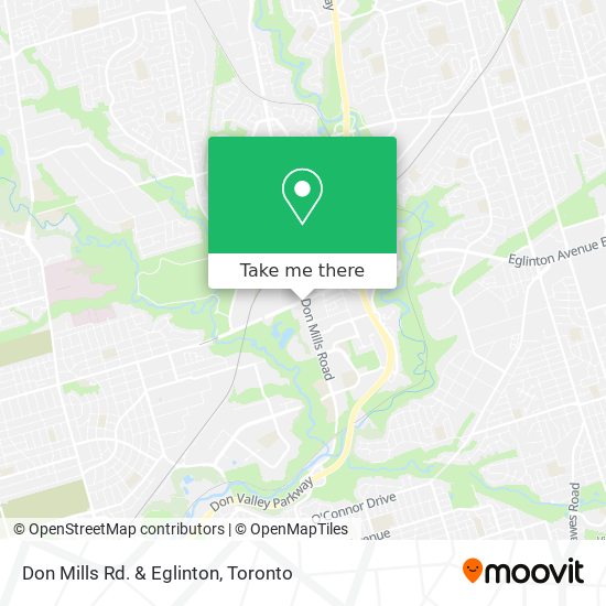 Don Mills Rd. & Eglinton map