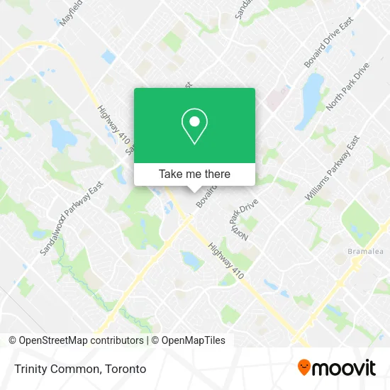 Trinity Common map