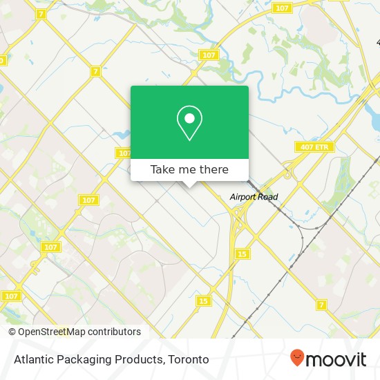 Atlantic Packaging Products map