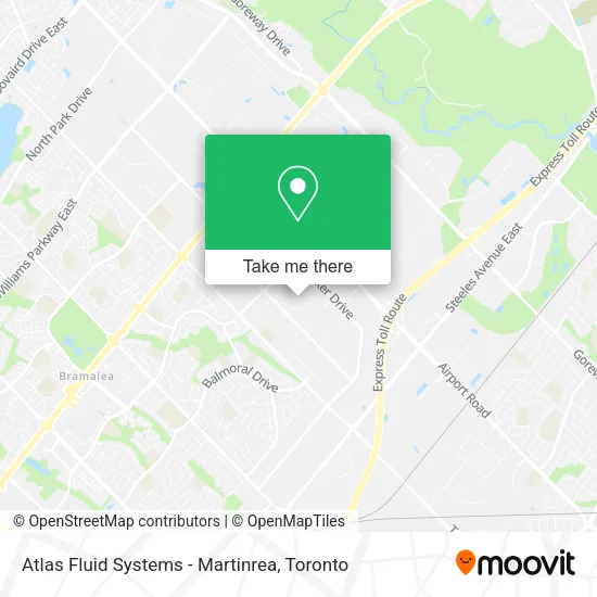 Atlas Fluid Systems - Martinrea map