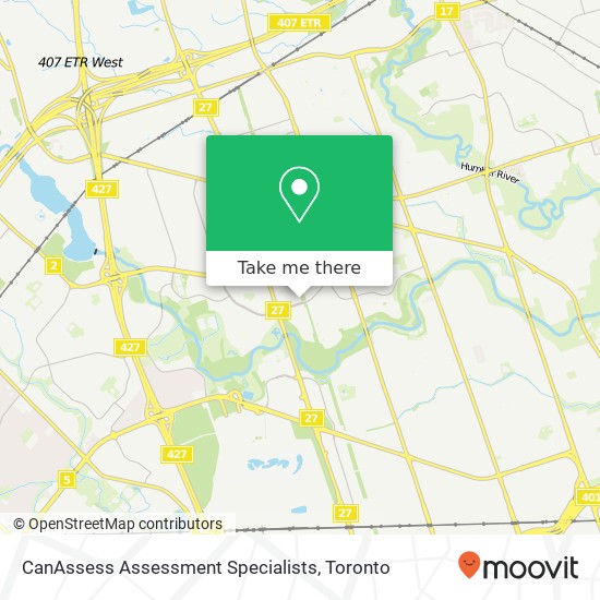 CanAssess Assessment Specialists map