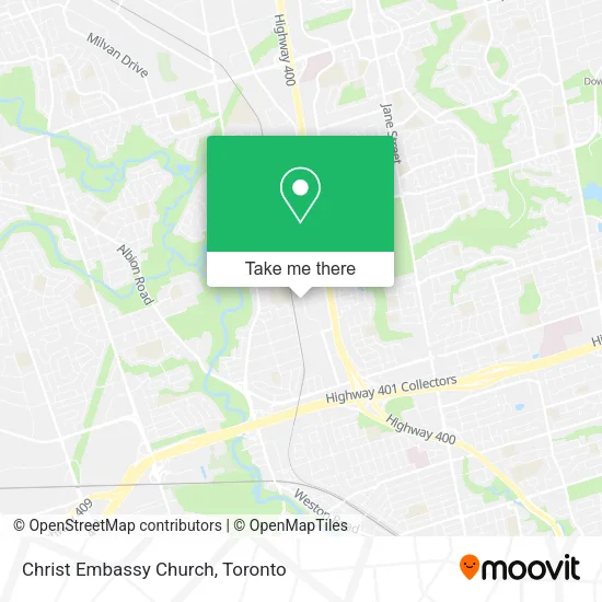 Christ Embassy Church map