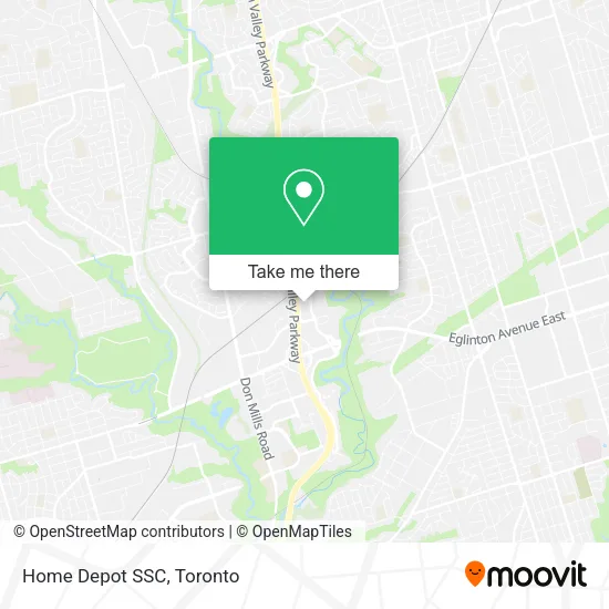 Home Depot SSC map