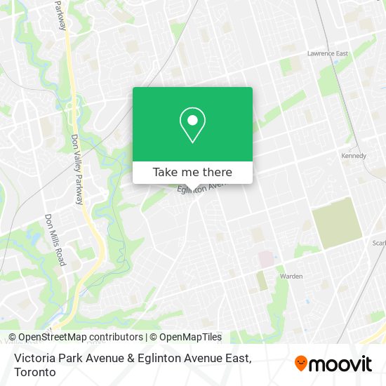 Victoria Park Avenue & Eglinton Avenue East map