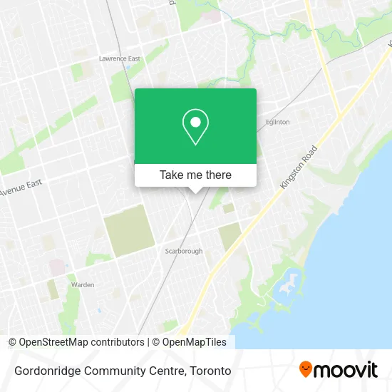 Gordonridge Community Centre map