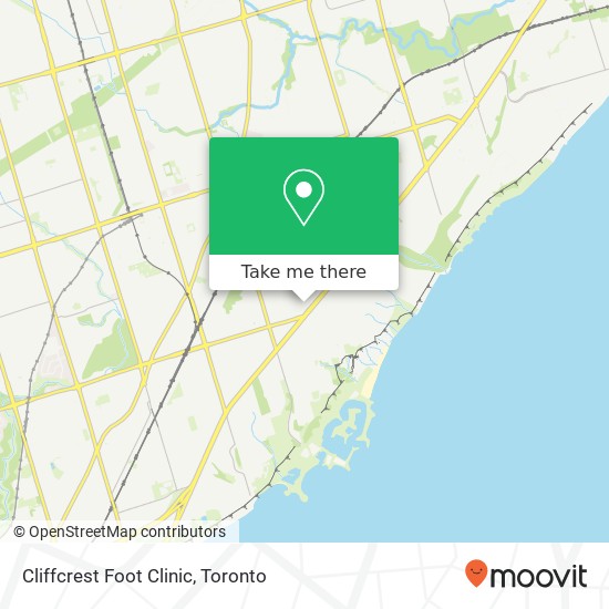 Cliffcrest Foot Clinic map