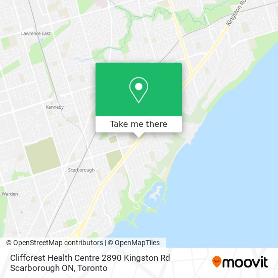 Cliffcrest Health Centre 2890 Kingston Rd Scarborough ON plan