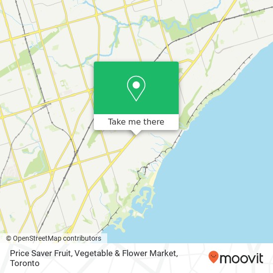 Price Saver Fruit, Vegetable & Flower Market map