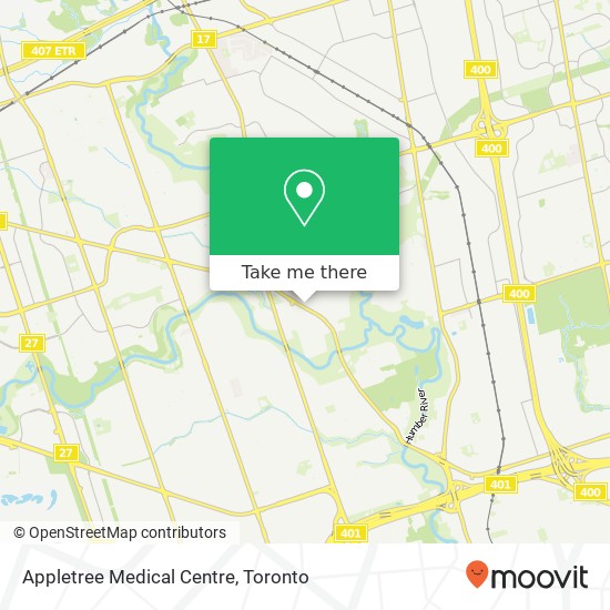 Appletree Medical Centre map