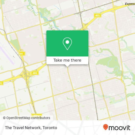 The Travel Network map