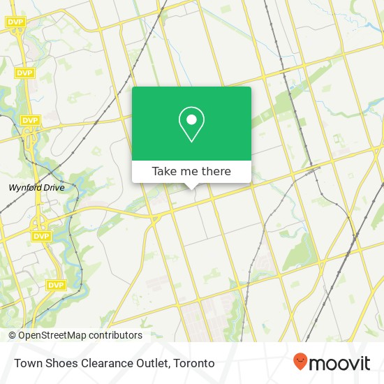 Town Shoes Clearance Outlet map