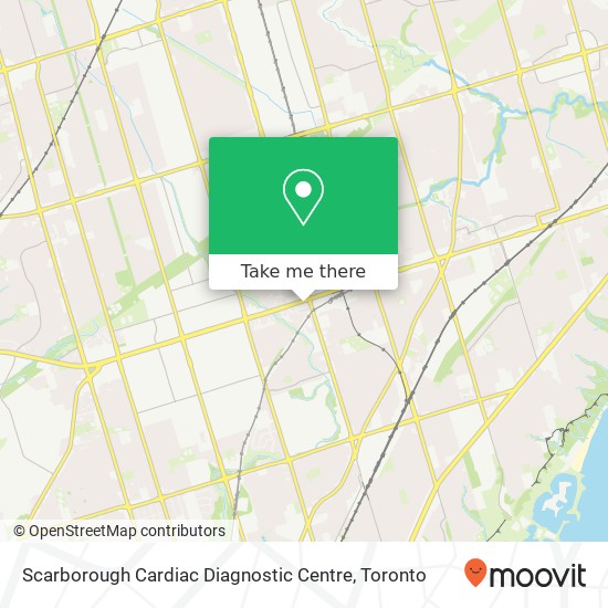 Scarborough Cardiac Diagnostic Centre map